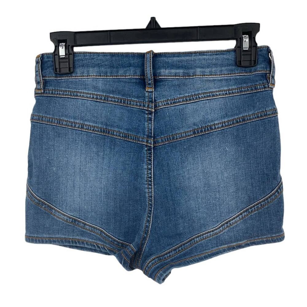ASOS shorts denim high rise lift and contour size 6 Petite 6P - Picture 2 of 3